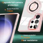 For Samsung Galaxy S24 Ultra 5G Magnetic Rotating Ring Holder Phone Case(Pink) - 2