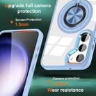 For Samsung Galaxy S23 5G Magnetic Rotating Ring Holder Phone Case(Light Blue) - 2