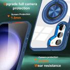 For Samsung Galaxy S23 5G Magnetic Rotating Ring Holder Phone Case(Dark Blue) - 2