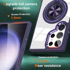 For Samsung Galaxy S23 Ultra 5G Magnetic Rotating Ring Holder Phone Case(Dark Purple) - 2