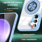 For Samsung Galaxy A15 Magnetic Rotating Ring Holder Phone Case(Light Blue) - 2