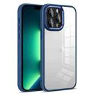 For iPhone 13 Pro Max Colorful Armor Lens Film Transparent Phone Case(Blue) - 1