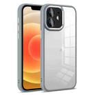 For iPhone 12 Colorful Armor Lens Film Transparent Phone Case(Grey) - 1