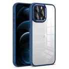 For iPhone 12 Pro Max Colorful Armor Lens Film Transparent Phone Case(Blue) - 1