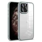 For iPhone 11 Pro Max Colorful Armor Lens Film Transparent Phone Case(Grey) - 1