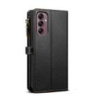 For Samsung Galaxy M35 5G ESEBLE Star Series Lanyard Zipper Wallet RFID Leather Case(Black) - 3
