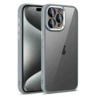 For iPhone 15 Pro Colorful Armor Lens Film Translucent Phone Case(Grey) - 1