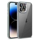 For iPhone 14 Pro Colorful Armor Lens Film Translucent Phone Case(Grey) - 1