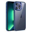 For iPhone 13 Pro Max Colorful Armor Lens Film Translucent Phone Case(Blue) - 1