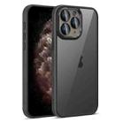 For iPhone 11 Pro Max Colorful Armor Lens Film Translucent Phone Case(Black) - 1