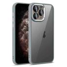 For iPhone 11 Pro Max Colorful Armor Lens Film Translucent Phone Case(Grey) - 1