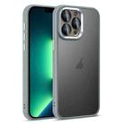 For iPhone 13 Pro Max Colorful Armor Lens Film Translucent Skin Feel Phone Case(Grey) - 1