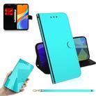 For Xiaomi Redmi 9C Imitated Mirror Surface Horizontal Flip Leather Case with Holder & Card Slots & Wallet & Lanyard(Mint Green) - 1