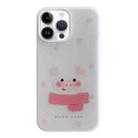 For iPhone 15 Pro Max Jelly 2 in 1 TPU Hybrid PC Phone Case(Spotted Pig) - 1