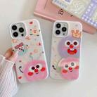 For iPhone 15 Pro Jelly 2 in 1 TPU Hybrid PC Phone Case(Crown Monster) - 2