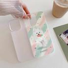 For iPhone 15 Pro Jelly 2 in 1 TPU Hybrid PC Phone Case(Cherry Cute Puppy) - 3