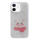 For iPhone 12 Jelly 2 in 1 TPU Hybrid PC Phone Case(Spotted Pig) - 1