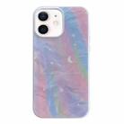 For iPhone 12 Jelly 2 in 1 TPU Hybrid PC Phone Case(Dyeing Moon) - 1