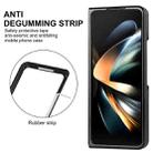 For Samsung Galaxy Z Fold6 V-shaped Folding Phone Case with Rotating Ring(Black) - 3