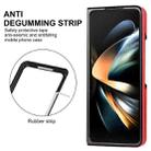 For Samsung Galaxy Z Fold6 V-shaped Folding Phone Case with Rotating Ring(Red) - 3