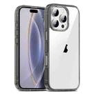 For iPhone 16 Pro PC Hybrid TPU Full Coverage Shockproof Phone Case(Transparent Black) - 1