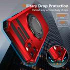 For iPhone 11 Pro Max Rotating Magnetic Holder Phone Case(Red) - 3