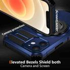 For iPhone 12 Rotating Magnetic Holder Phone Case(Royal Blue) - 2