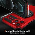 For iPhone 12 Pro Max Rotating Magnetic Holder Phone Case(Red) - 2