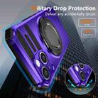 For iPhone 13 Rotating Magnetic Holder Phone Case(Purple) - 3