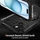 For iPhone 15 Rotating Magnetic Holder Phone Case(Black) - 2