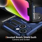 For iPhone 14 Plus Rotating Magnetic Holder Phone Case(Royal Blue) - 2