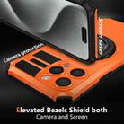 For iPhone 14 Pro Rotating Magnetic Holder Phone Case(Orange) - 2