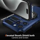 For iPhone 14 Pro Max Rotating Magnetic Holder Phone Case(Royal Blue) - 2