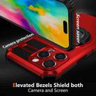 For iPhone 16 Pro Rotating Magnetic Holder Phone Case(Red) - 2