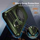 For iPhone 16 Pro Max Rotating Magnetic Holder Phone Case(Dark Green) - 3