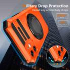 For iPhone 11 Rotating Magnetic Holder Phone Case(Orange) - 3