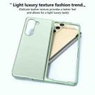 For Samsung Galaxy Z Fold6 Skin Feel PU Leather Full Coverage Phone Case(Light Green) - 2