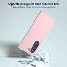 For Samsung Galaxy Z Fold6 Skin Feel PU Leather Full Coverage Phone Case(Light Pink) - 3