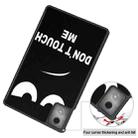 For Lenovo Tab K11 Plus Custer Painted 3-Fold Holder Leather Smart Tablet Case(Big Eye) - 3