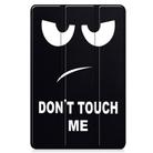For Lenovo Tab 10.1 / K10 2nd / S10 Custer Painted 3-Fold Holder Leather Smart Tablet Case(Big Eye) - 2