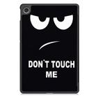 For Lenovo Tab 10.1 / K10 2nd / S10 Custer Painted 3-Fold Holder Leather Smart Tablet Case(Big Eye) - 3