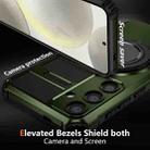 For Samsung Galaxy S24 5G Rotating Magnetic Holder Phone Case(Dark Green) - 2