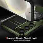 For Samsung Galaxy S24+ 5G Rotating Magnetic Holder Phone Case(Dark Green) - 2