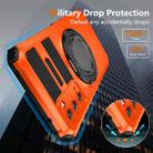 For Samsung Galaxy S20 FE Rotating Magnetic Holder Phone Case(Orange) - 3