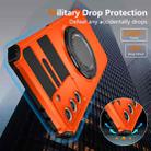 For Samsung Galaxy S21 5G Rotating Magnetic Holder Phone Case(Orange) - 3