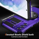 For Samsung Galaxy S21 5G Rotating Magnetic Holder Phone Case(Purple) - 2