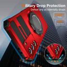 For Samsung Galaxy S21+ 5G Rotating Magnetic Holder Phone Case(Red) - 3