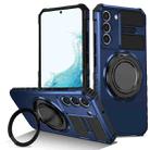 For Samsung Galaxy S22+ 5G Rotating Magnetic Holder Phone Case(Royal Blue) - 1