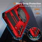 For Samsung Galaxy S22+ 5G Rotating Magnetic Holder Phone Case(Red) - 3