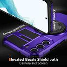 For Samsung Galaxy S22+ 5G Rotating Magnetic Holder Phone Case(Purple) - 2